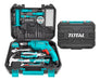 Total Drill Kit 680W + Box with 115 Accessories THKTHP1152 0