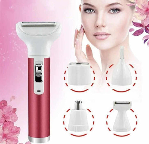 Beauty Portable Mini Shaver 5 In 1 Eyebrows Lips Nose Facial Women 3