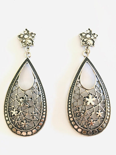 Fantasy Casting Bronze and Silver Earrings Set of 12 1