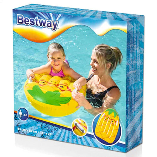 Inflatable Pineapple Mat for Kids Pool Float Bestway 1