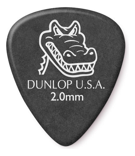 Pack of 18 Jim Dunlop 417R2.0 Gator Grip 2.0mm Picks 1