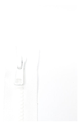 50 White YKK 12cm Fixed Zipper Pulls 5