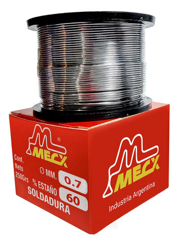 Professional 0.7mm 60/40 Tin Solder Roll 250g by MECX 0