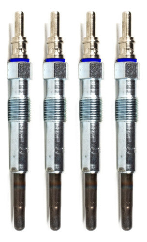 Kit x4 Glow Plug Preheating Hc-153 Volkswagen Gol Country 0