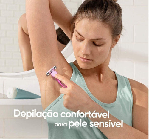 Kit C 2 Pacotes Gillette Venus Suave Sensitive (8 Aparelhos) 4