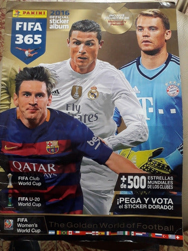 Album Oficial Panini Fifa 365 Sticker Incompleto Sano - Leer 0