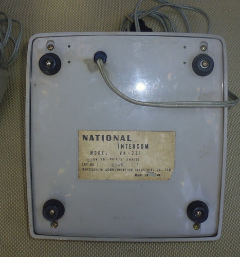 Antiguo Intercomunicador National / Japones 3