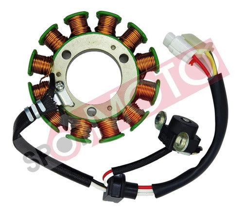 Stator Yamaha New Crypton 110 12 Coils Spot for Motorcycle 0