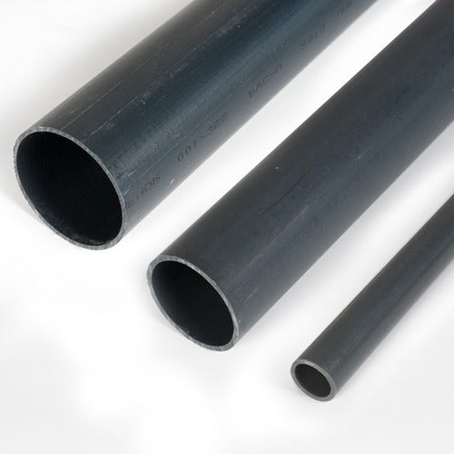 Tuboforte Gray PVC Pipe 110mm K10 Reinforced x 6m 5.3mm Thick 1
