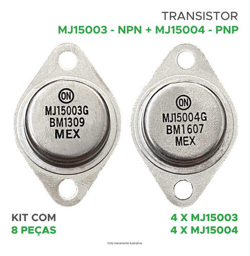 4 Pares Transistor Mj15003g Mj15004g - On Original 1