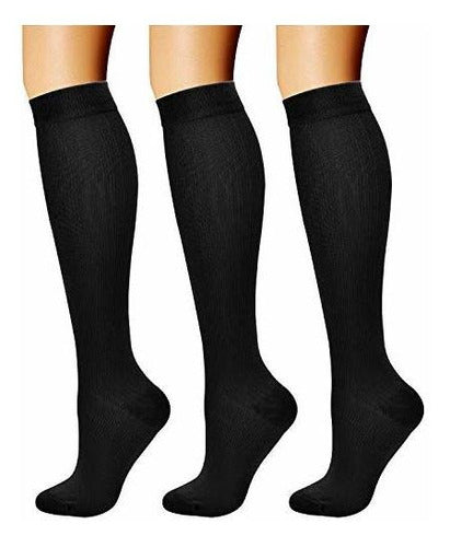 Calcetines De Compresion Unisex Con Circulacion 3 Pares 15mm 0