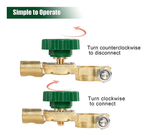 Llave Corte Bateria Corta Corriente Sobre Borne Sin Modific 4