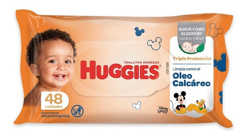 Huggies Triple Protection + Oleo X48 Caja Pack X 30 1