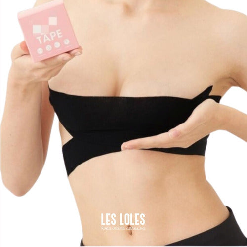 Les Loles Cinta Boob Tape Hipoalergenica Rollo 5 Mts 2