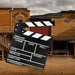 Movie Clapperboard Cinema Film Scene Slate Black Ohmyshop 3