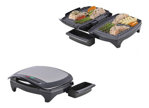 Kitchen Plus Double Electric Grill Non-Stick 2