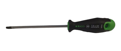 Rucci Flat Screwdriver 4 X 125mm with Rubber Handle 0