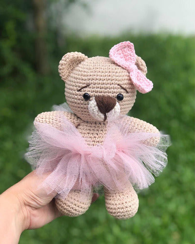 Rocio de Abril Oso Osa Amigurumi Tejido Muñeco De Apego Bebé Niño 1