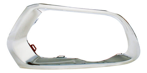 Chrome Auxiliary Headlight Frame Renault Sandero 2015 to 2019 0