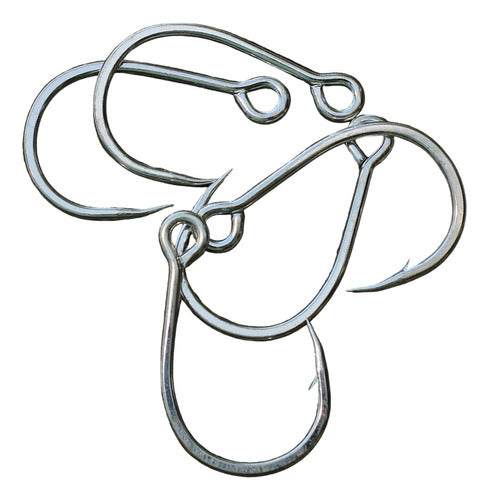 Mustad Anzuelo 10121NP 6/0 Inline Single Hooks Señuelos X5u 2