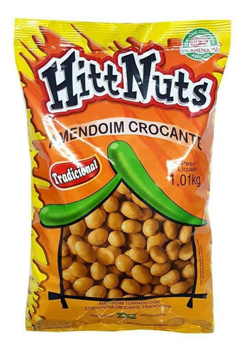 Amendoim Crocante Natural-kit 3 Pacotes De 1,01kg - Hittnuts 0