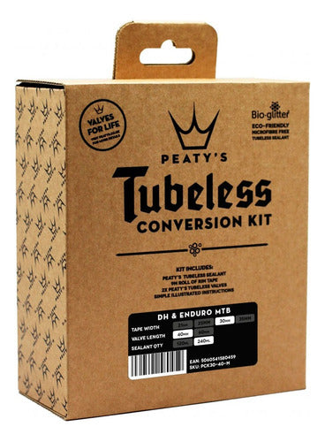 Kit Conversion Tubeless Peatys Tubeless Dh 30mm Nitro 0