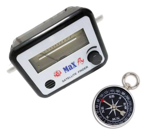 MaxFly Satfinder, Satellite Signal Locator MF-9502 + Compass 0