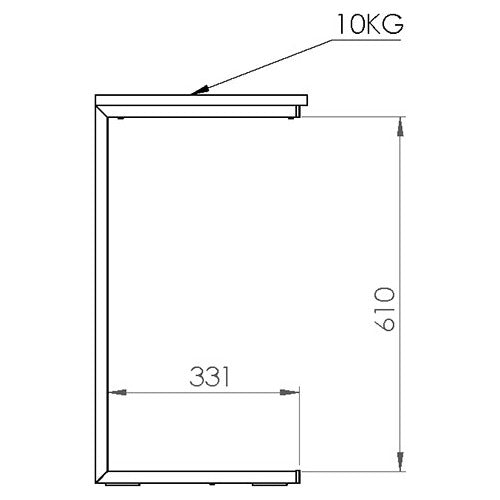 Modern High Side Table with Metal Base and Wooden Top 31