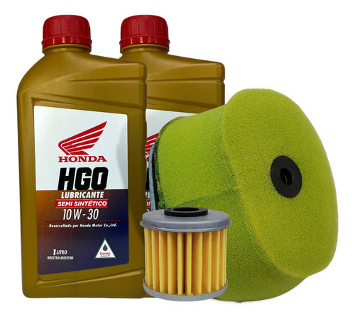 Honda Kit Service Filtros Original Y Aceite Hgo Semisint Crf 250r 0