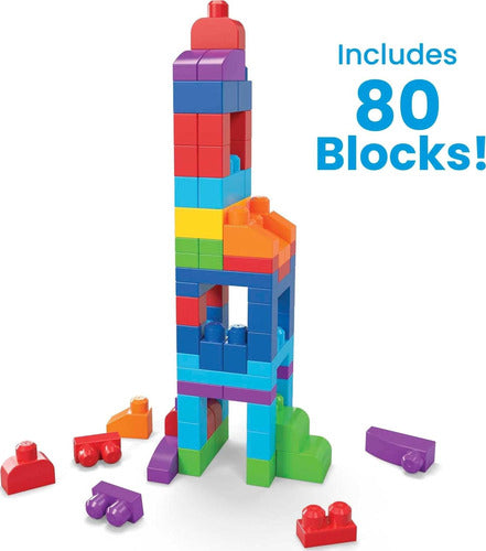 Mega Bloks - Bolso De Construcción Grande De 80 Piezas 2