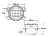 VULX Kit 2 Universal Cree LED Fog Light Lenses 2