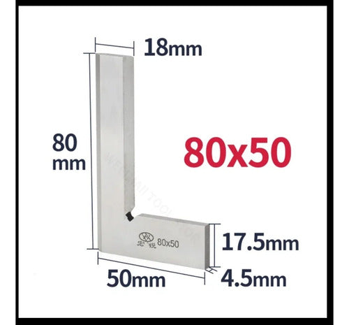 Quadrifoglio Escuadra Biselada 90° 80x50mm 1