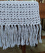 Norma Handmade Crochet Table Runner with Fringes 4