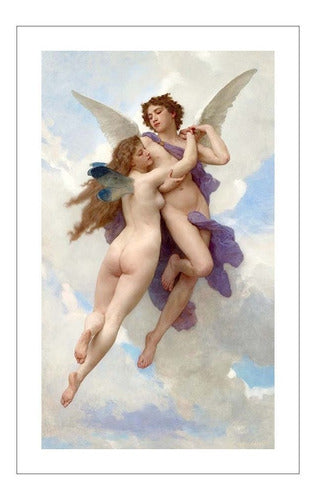 MYCARTE Lamina Fine Art Amor Y Psique Bouguereau 50x79 Cm 0