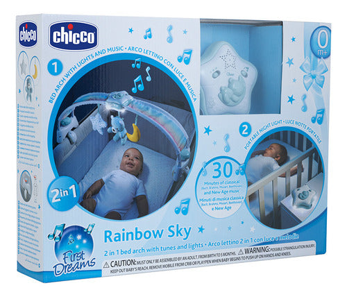 Chicco Rainbow Sky Crib Projector Blue 104732 1
