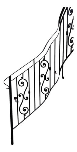 Herrería Formax Linda Antique Forged Handrail 100x90 Cm 0