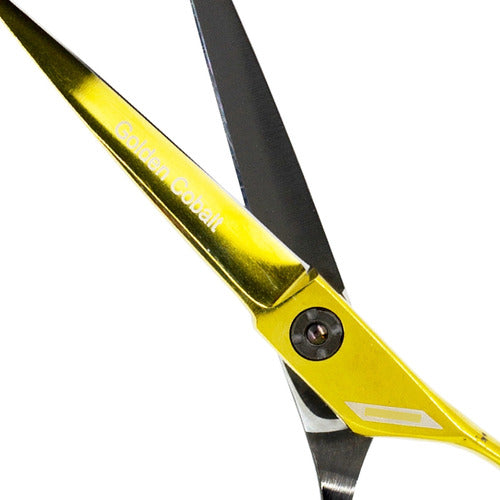 STYLE.CUT Golden Cobalt Cutting Scissors Razor Edge 5.5" 4