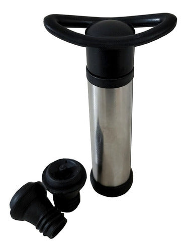 Crystal Rock Vacuum Pump Set with 2 Reusable Stoppers 0