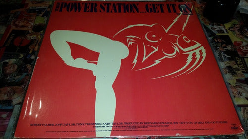 Power Station Get It On Vinilo Maxi Usa Disco Excelente 1985 6