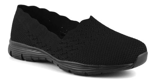 Skechers Champion Casual Seager Stat Wide Fit Black 1