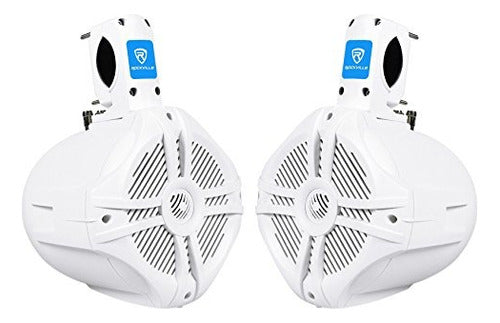 Rockville Pair Rwb65w 6.5 White 2 Way 250 Watt 0