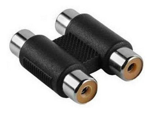 Double RCA Female to Female Adapter Connector 0