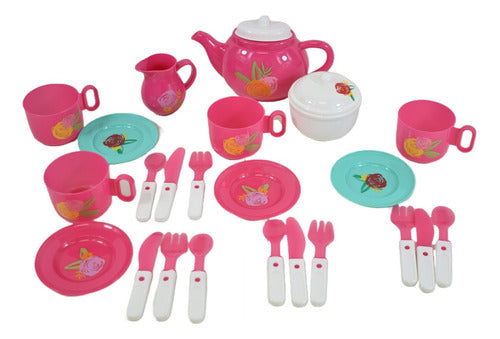 Juego De Té Para Niños Juguete 24pcs 0