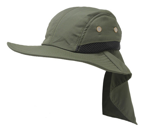 Australian Fishing Hat with Neck Flap - Elástica Brand 6