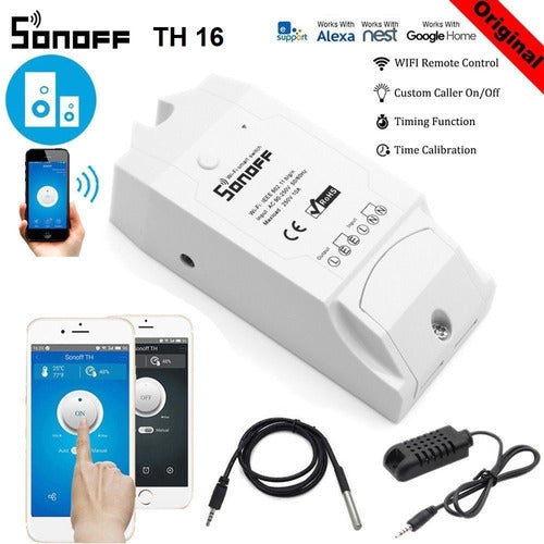 Sonoff TH16 WiFi Temperature and Humidity Sensor Switch 2