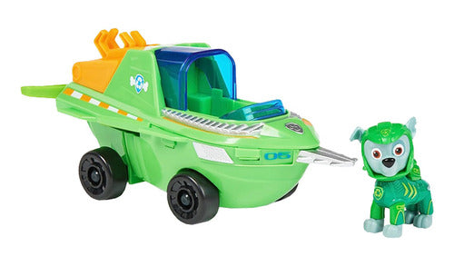 Paw Patrol Aqua Pups Vehicle + Figure 0