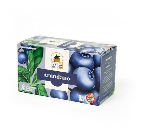 Té De Arándano Hierbas Del Oasis Pack X 3 Cajas 1