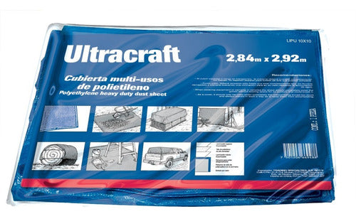 Ultracraft Multi-Purpose Tarp (UV Protected) with Grommets 6x12 Meters 0