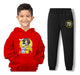 Tiendavirtual Cotton Jogging Hoodie and Pants Set with Video Game Logos 0