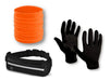 Leather Gloves + Multifunctional Neck Gaiter + Waist Bag Bundle 18